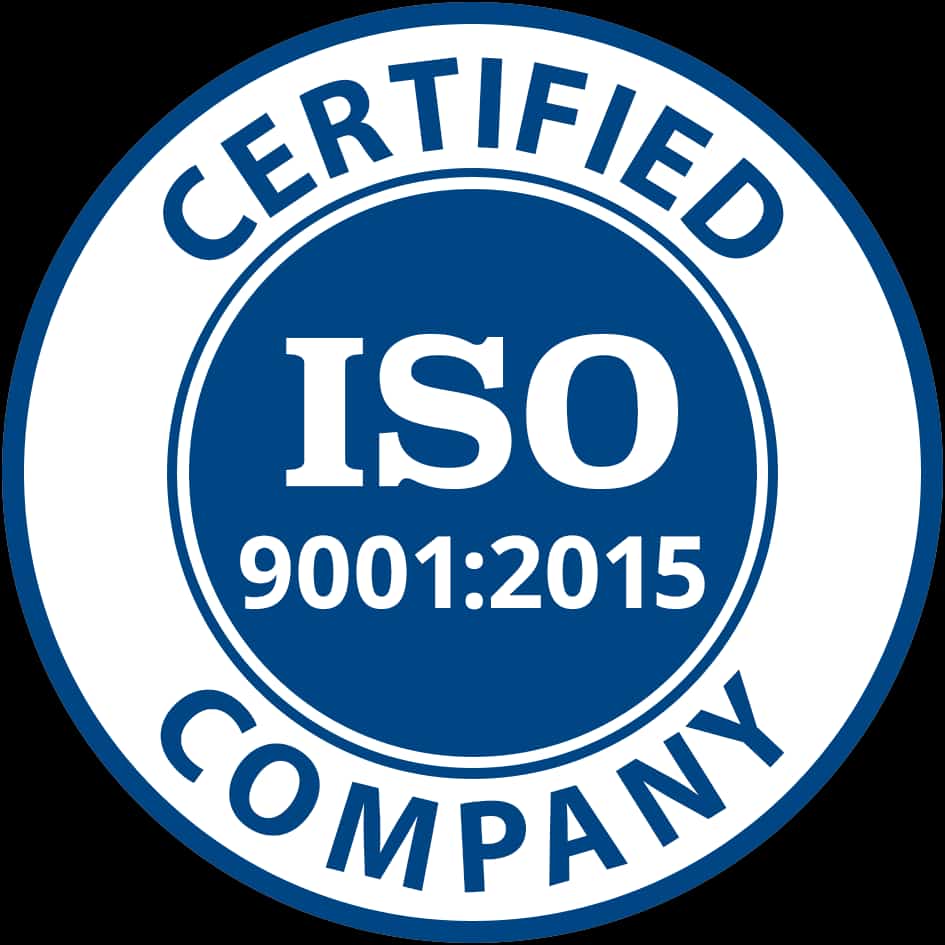 ISO 9001 certified